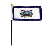 West Virginia Flag 4 x 6 inch