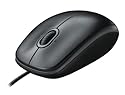 Logitech B110 Optical USB Mouse Maus optisch USB 3 Tasten 800 
dpi+Tastenrad schwarz