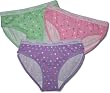 Calvin Klein Girl's Rainbow Polka Dots Bikini Panty 3-pack