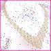 14K 2-Tone Beaded Mesh 