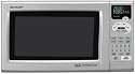 Sharp R-820JS 0.9-Cubic Foot Grill 2 Convection Microwave, Silver