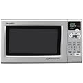 Sharp R-820JS 0.9-Cubic Foot Grill 2 Convection Microwave, Silver