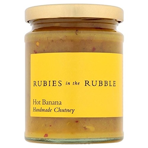 Rubies in the Rubble Hot Banana Chutney 300g - Pack of 2
