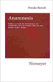 Produkt-Bild: Anamnesis: Studien zur Topik der Erinnerung in der erz&auml;hlenden Literatur zwischen 1800 und 1900 (Moritz - Keller - Raabe)