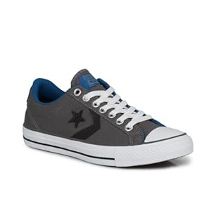 Converse Star Player EV OX Unisex Charcoal Trainers-UK 3