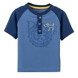 Toddler Boys' Genuine Kids from OshKosh Short-Sleeve Baseball Henley - Blue