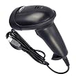 Wired Handheld USB Automatic Laser Barcode Scanner Reader With USB Cable (Black) Wired Handheld USB Automatic Laser Barcode Scanner Reader With USB Cable (Black)