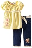 Young Hearts Girls 2-6X 2 Piece Capri Set