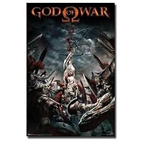 God of War (Epic Battle) Video Game Poster Print