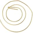 5 ft 14K Gold Filled Half Round Wire Half Hard 22 Gauge