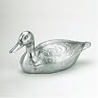 Hearth Magic Silver Cast Aluminum Duck Steamer for Fireplace