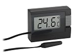 TFA Dostmann 30.2018.01 Digitales Thermometer, schwarz