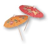 Picks 6 Paper Parasol - 288 Count
