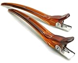 アルミダッカールピン 茶 同色2本組み