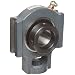 Browning VTWE 200 Series Ball Bearing Take-Up Unit, Standard Duty, Eccentric Lock, Non-Expansion, Regreasable, Contact and Flinger Seal, Cast Iron, Inch