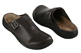 SILVER LAKE Womens Leather Clogs, Slip-on Shoes, Tatami licensed by Birkenstock