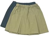PLUS SIZE Kick Pleat Skirt with Full Elastic Tunneled Waistband (2660GH F06)