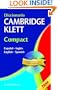 Diccionario Cambridge Klett Compact Espa�ol-Ingl�s/English-Spanish Paperback with CD ROM (English and Spanish Edition)