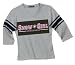 SnowGirl Women Grey Varsity 3/4 Race Shirt - Pink SnowFlake