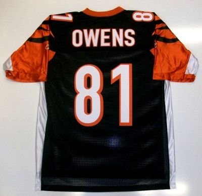 Terrell Owens Cincinnati Bengals Rbk Jersey Nfl Eqt