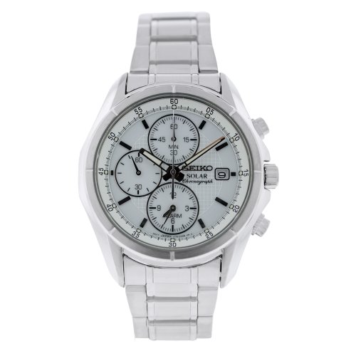 Seiko Herren-Armbanduhr Solar Chronograph SSC003P1 Preisvergleich