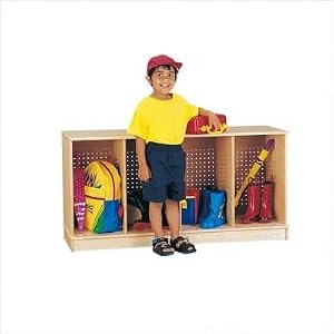 Stacking Open Lockers - 4 Sections