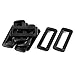 uxcell Plastic Bar Slides Buckles 10pcs Black for 38mm Webbing Strap