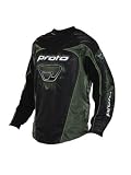 Proto 08 Men's Paintball Jersey - Olive Green