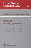 Review Springer-Verlag  / Design of Hashing Algorithms (Lecture Notes in Computer Science)
