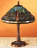 LAMPS BEAUTIFUL Tiffany Style Dragonfly Accent Table Lamp by Meyda Tiffany--Excellent customer service--see our feedback.