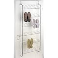 Wenko 4340030100 T�rregal - f�r 18 Paar Schuhe, Chrom, 56 x 159.5 x 14.5 cm