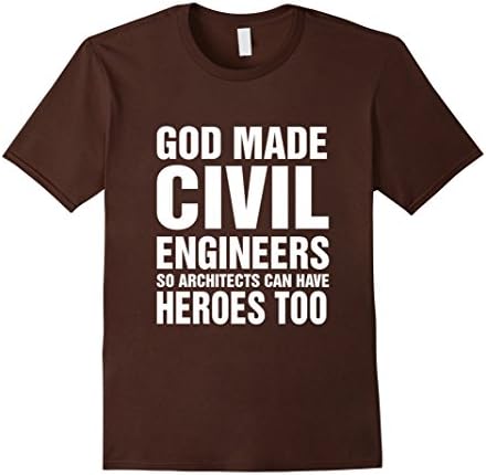 Men's  Civil engineers Shirt Large Brown