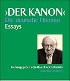 Der Kanon. Die deutsche Literatur. 5 Bde: Essays: 5 Bände