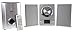 Remanufactured Teac CD-X8 Wall-Mountable Micro CD System with Subwoofer