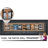 Tennessee Volunteers 8 X 24 Classic Letter Art - Black