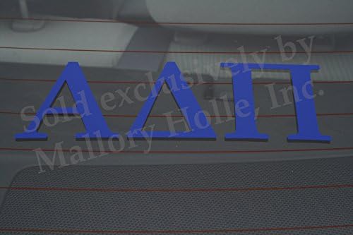 Officially Licensed Alpha Delta Pi 8" x 3" Window Decal - Blue