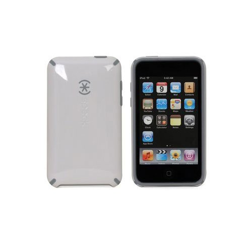 Speck CandyShell Case for iPod touch 2G, 3G (White/Grey)