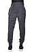 Mens Active Basic Urban Harem Slim Fit Elastic Fleece Jogger Pants (Medium, Charcoal)