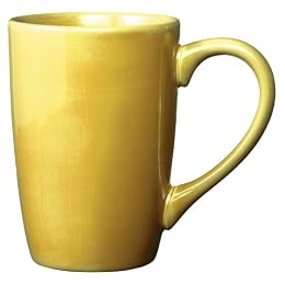American Simplicity Stoneware Mug Set of 4 - Yellow (15oz) : Target