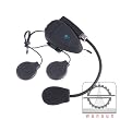 500 Meters BT interphone bluetooth motorcycle helmet intercom with fm Tuner