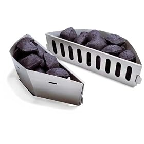Weber Charcoal briquette fuel holders (pair)