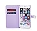 iPhone 6S case,iPhone 6 case,[4.7inch]by Ailun,wallet case,Credit Card holder Case,PU Leather Case,Flip Cover Case[Purple]