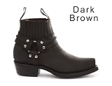 Grinders Renegade Crazy Horse Brown Homme Cowboy bottes, marron