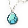 Minecraftダイヤモンドペンダントネックレス