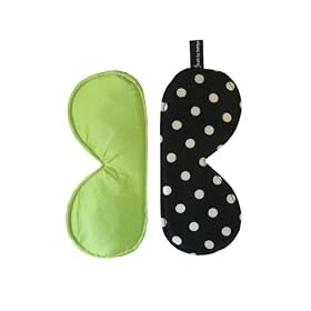 Bath By Bettijo Peppermint Polka Dot Aromatherapy Sleep Mask, 2-Ounce Pouch