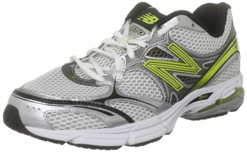 NEW BALANCE 770 Herren Laufschuhe, WeiÃ?/Silber/GrÃ¼n, 43 - Breite D