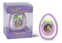 Hand Decorated Panoramic Sugar Easter Egg-PURPLE TRIM