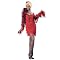 Adult Fashion Flapper Costume - Red