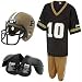 Purdue Boilermakers Youth NCAA Team Helmet and Uniform Set by Franklin Sports Small
