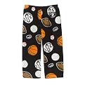 Toddler Boys Grandma Pants Sports Star Pants - Black